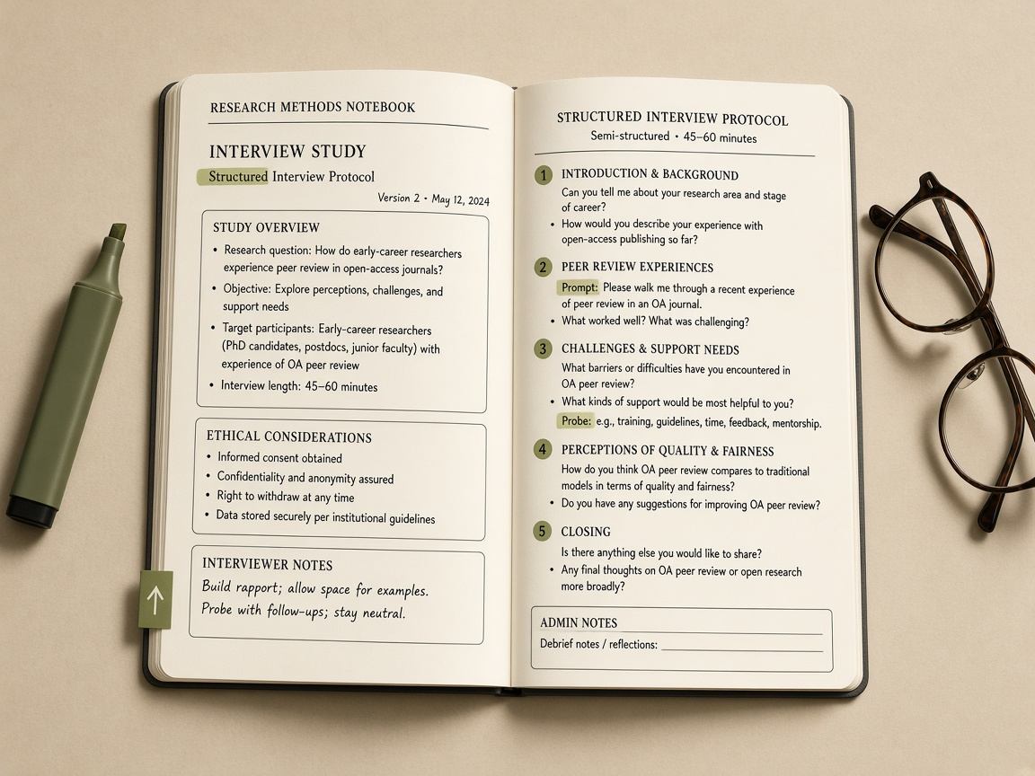 B2B researcher arranging interview notes, survey data, and observation records